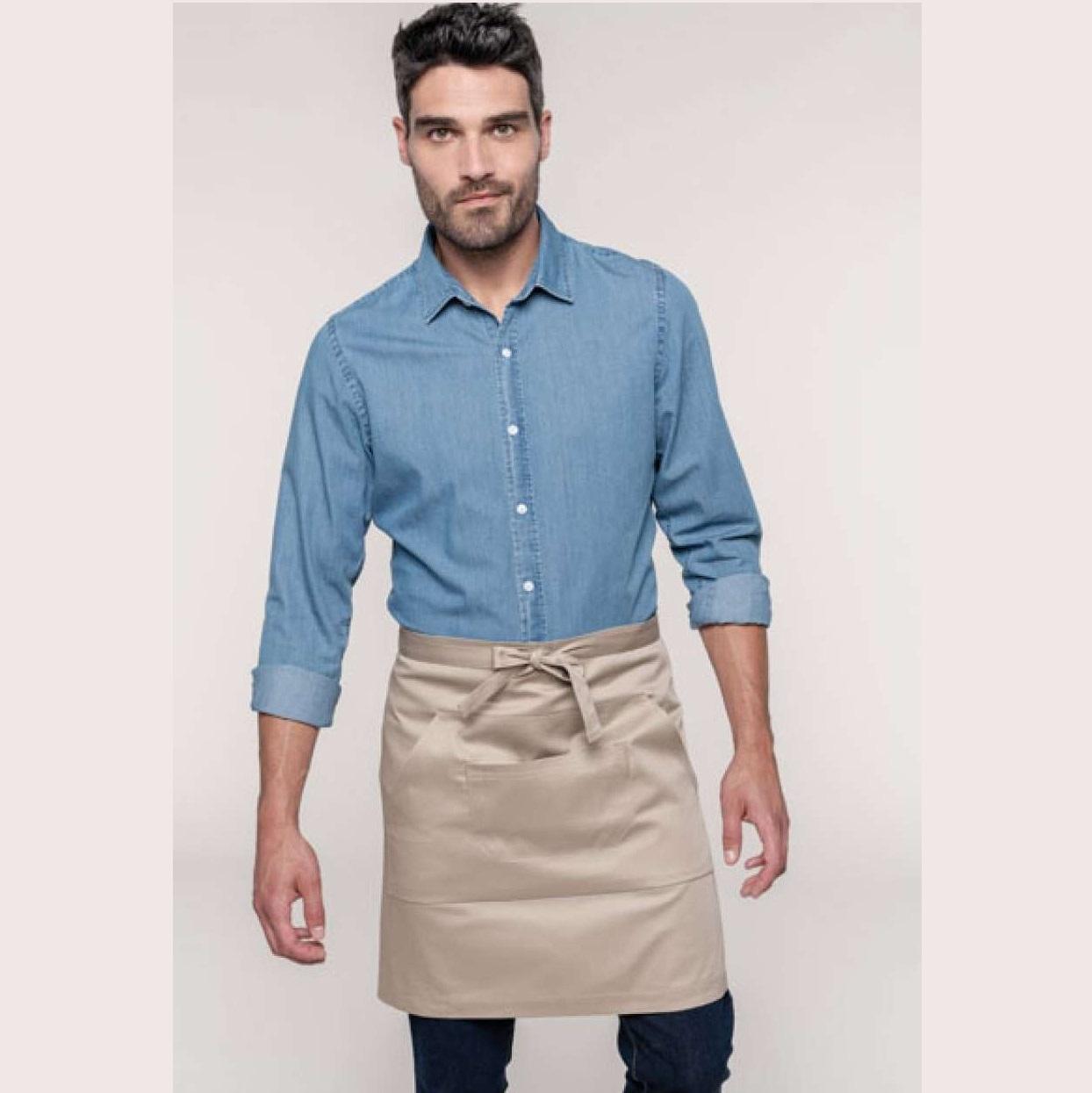 Polycotton középhosszú kötény