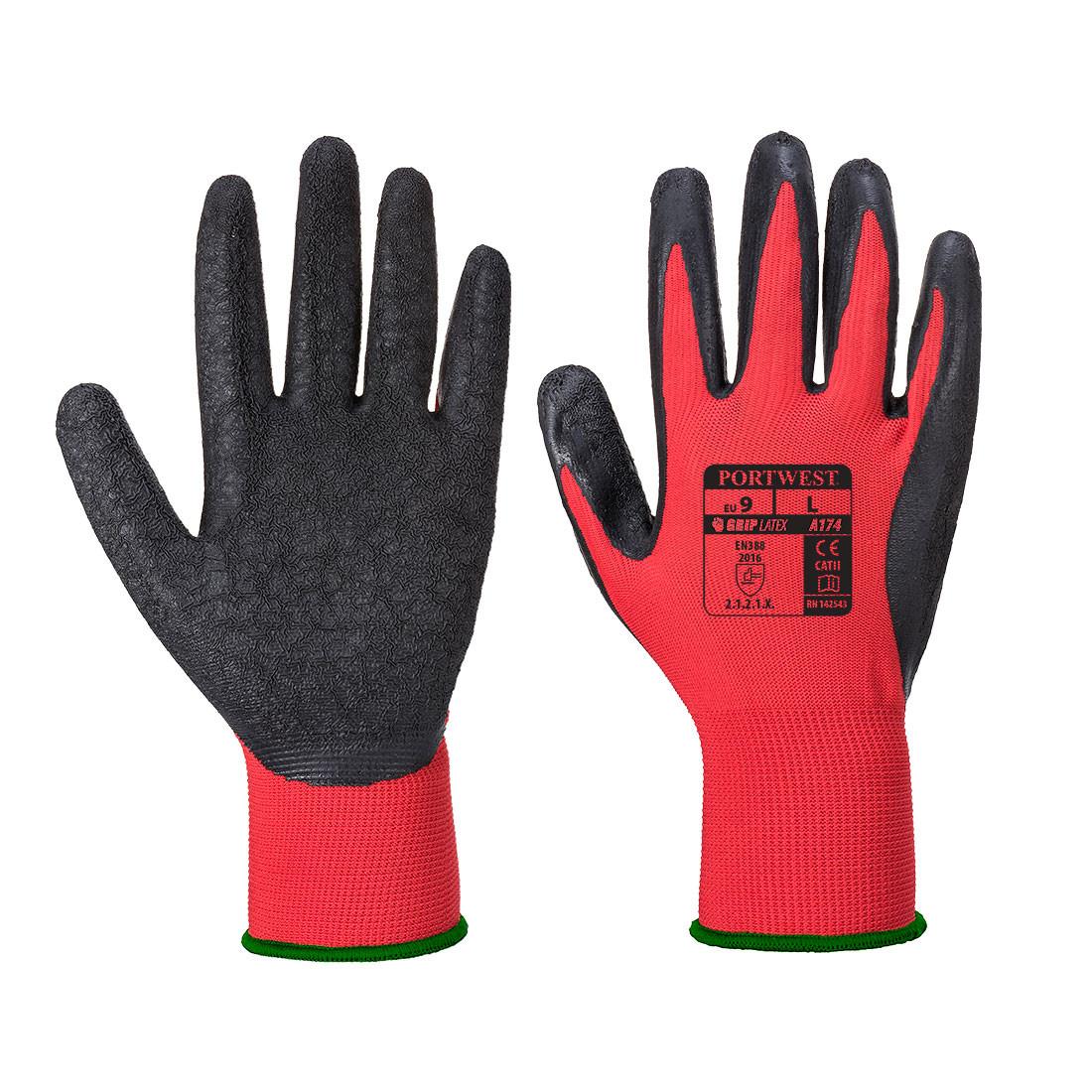 Portwest A174 Flex Grip latex kesztyű (12 pár)