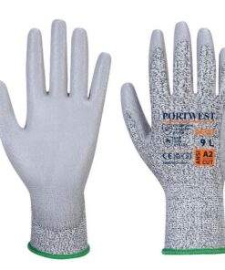 Portwest A620 PU tenyérmártott vágásbiztos munkavédelmi kesztyű (12 pár)