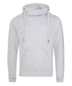 Alternative view of Just Hoods Cross Neck Hoodie