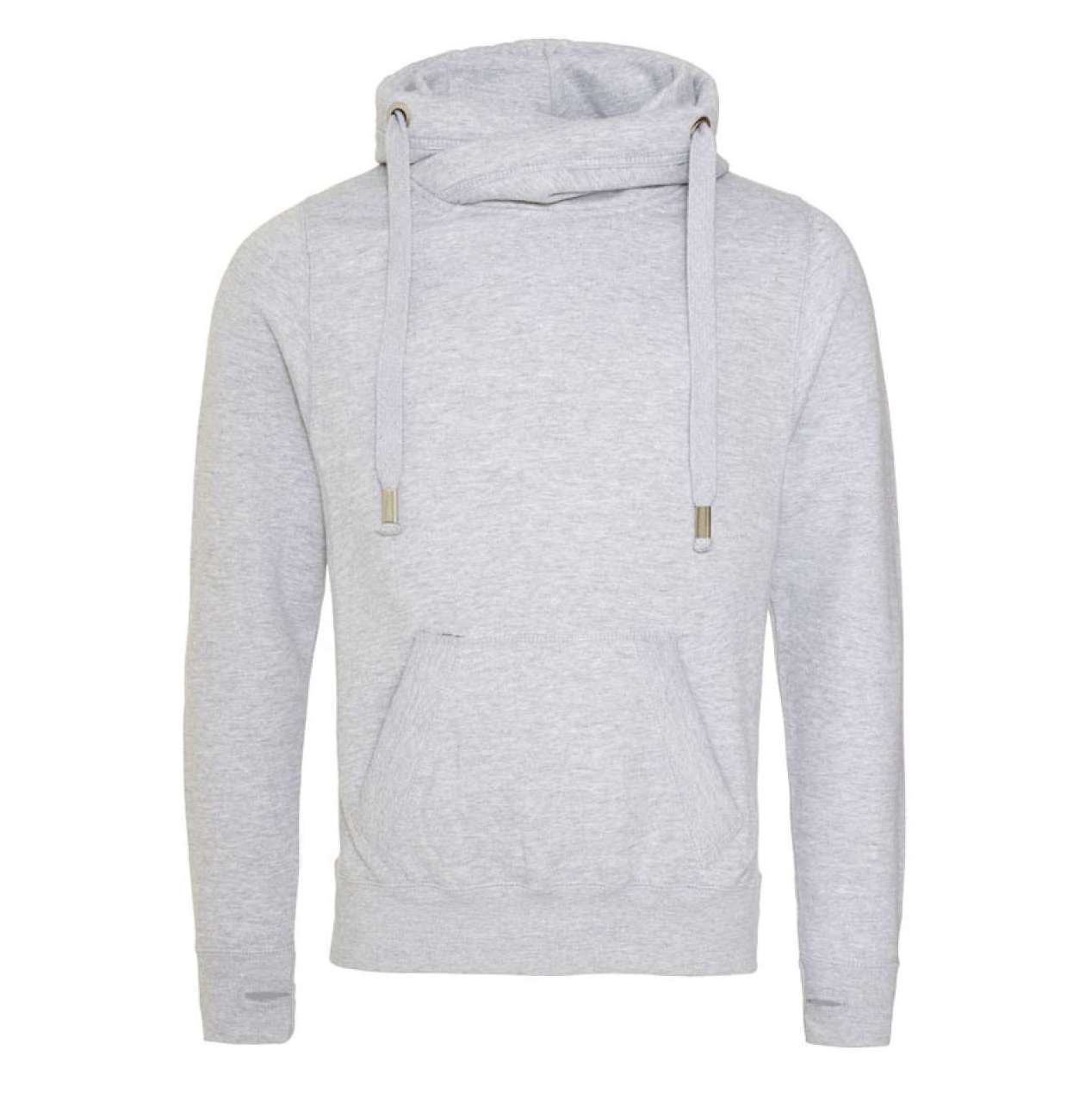 Just Hoods Cross Neck Hoodie - Image 2