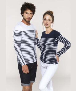Kariban női hosszú ujjú breton csíkos felső