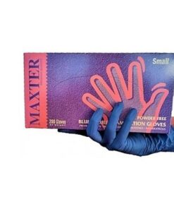 MAXTER Nitril kék púdermentes kesztyű (200 db)
