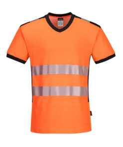 Alternative view of Portwest PW310 Hi-Vis V-nyakú póló