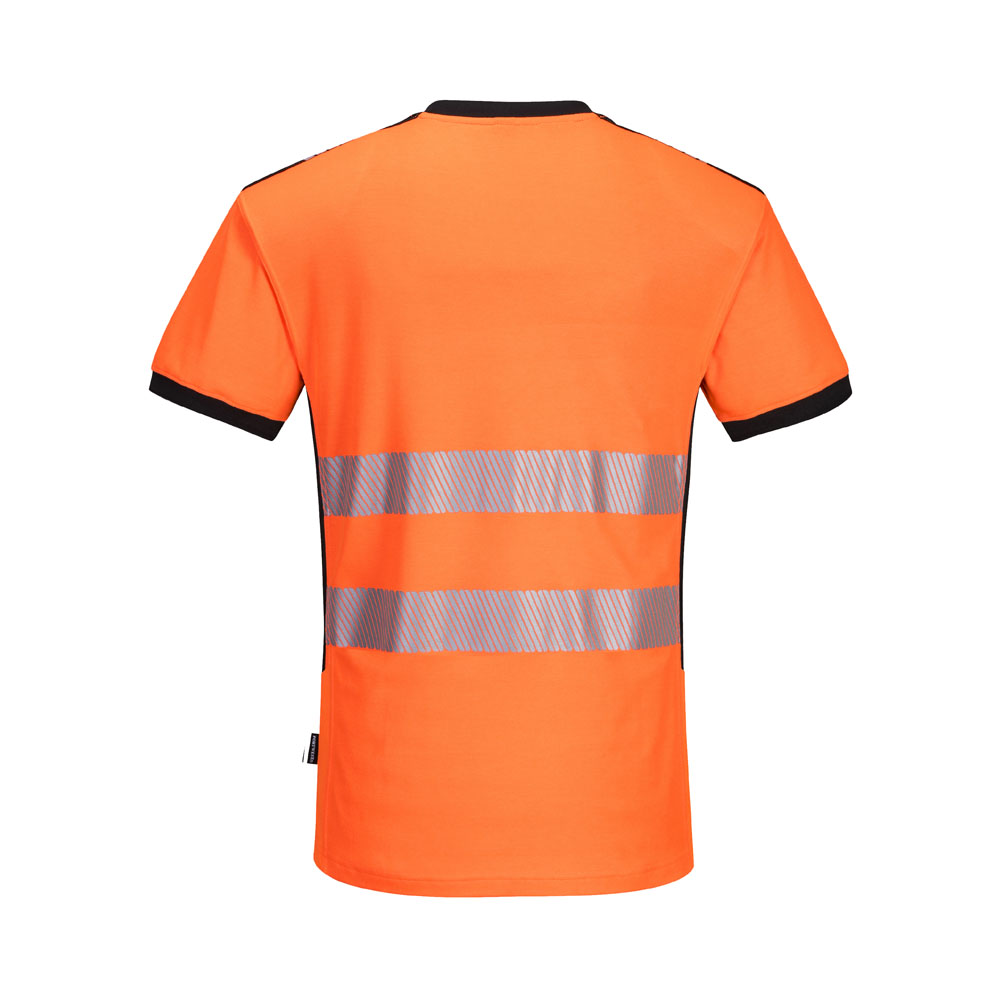 Portwest PW310 Hi-Vis V-nyakú póló - Image 4