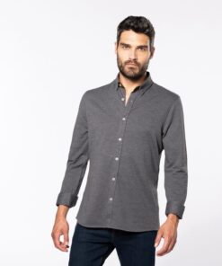 Kariban KA507 Jacquard férfi hosszú ujjú ing