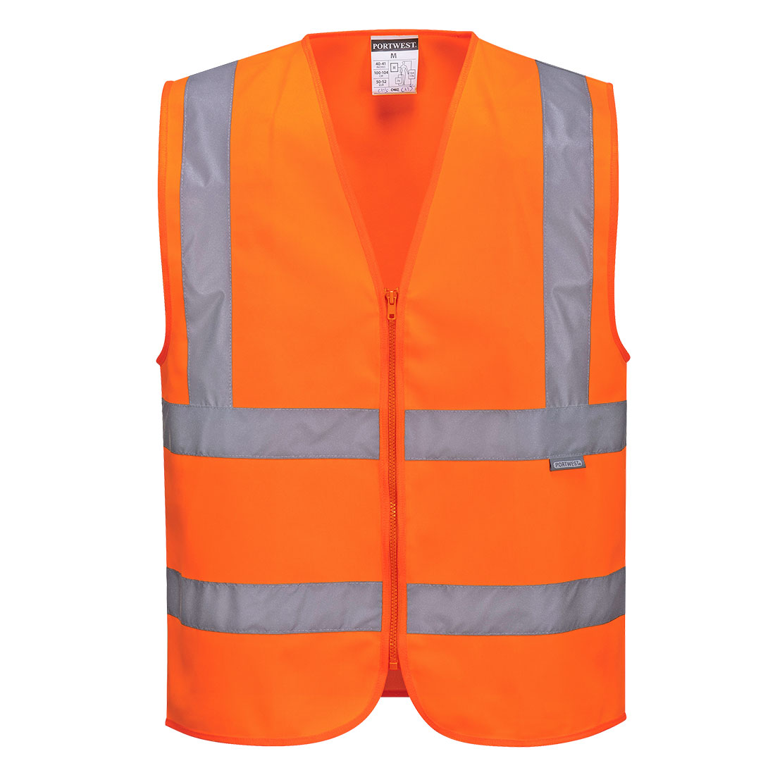 Portwest C375 Hi-Vis zippzáras mellény