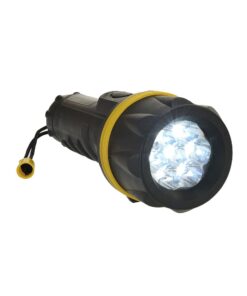 Portwest PA60 7 led gumiborítású zseblámpa