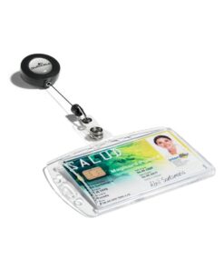 Durable biztonságikártya tartó ENCLOSED kihúzható tartóval 1 kártyához (10 db)
