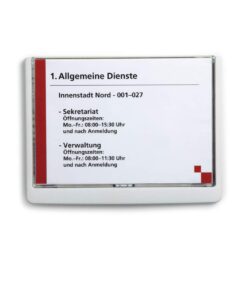 Durable irányítótábla CLICK SIGN A5 fekvő