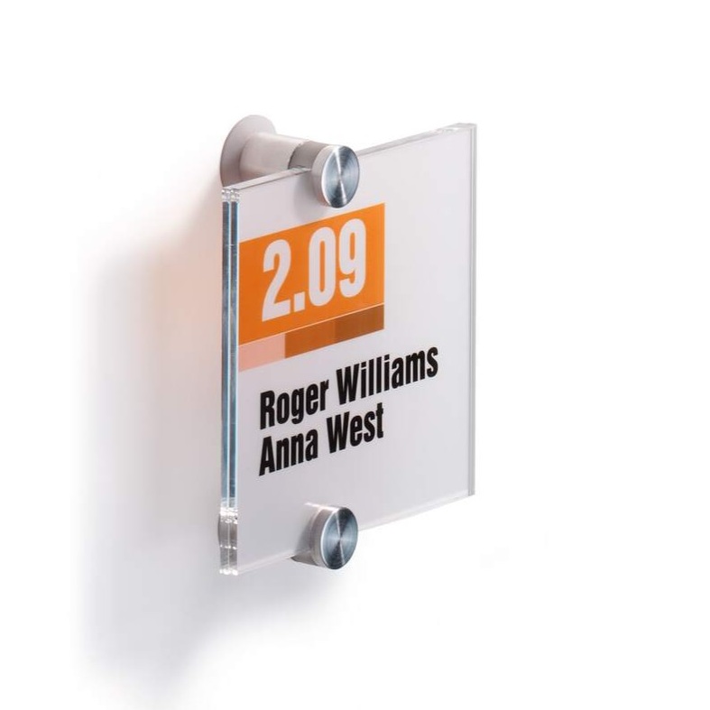 Durable irányítótábla CRYSTAL SIGN® 105x105 mm