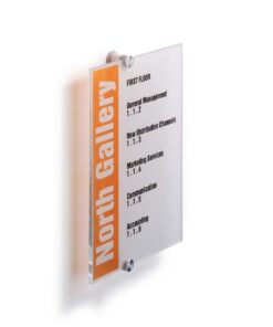 Durable irányítótábla CRYSTAL SIGN® A4