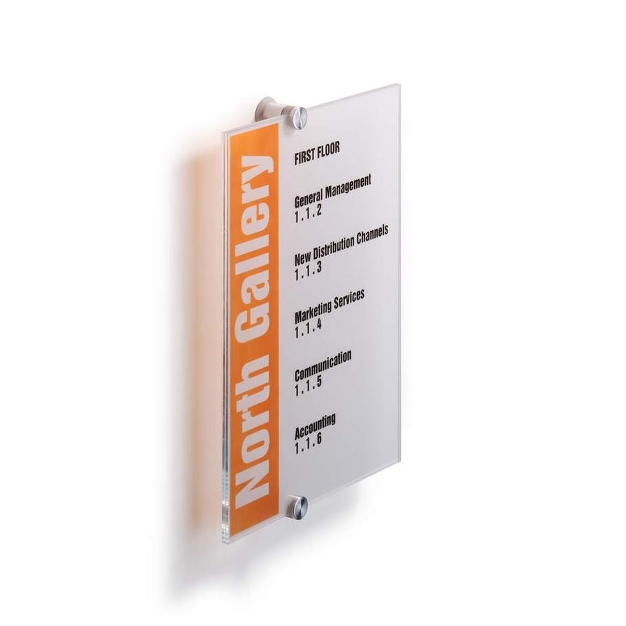Durable irányítótábla CRYSTAL SIGN® A4