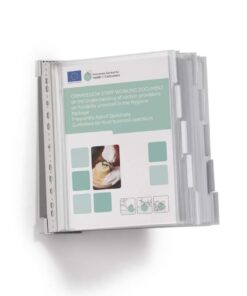 Durable bemutatótábla tartó FUNCTION SAFE WALL 10