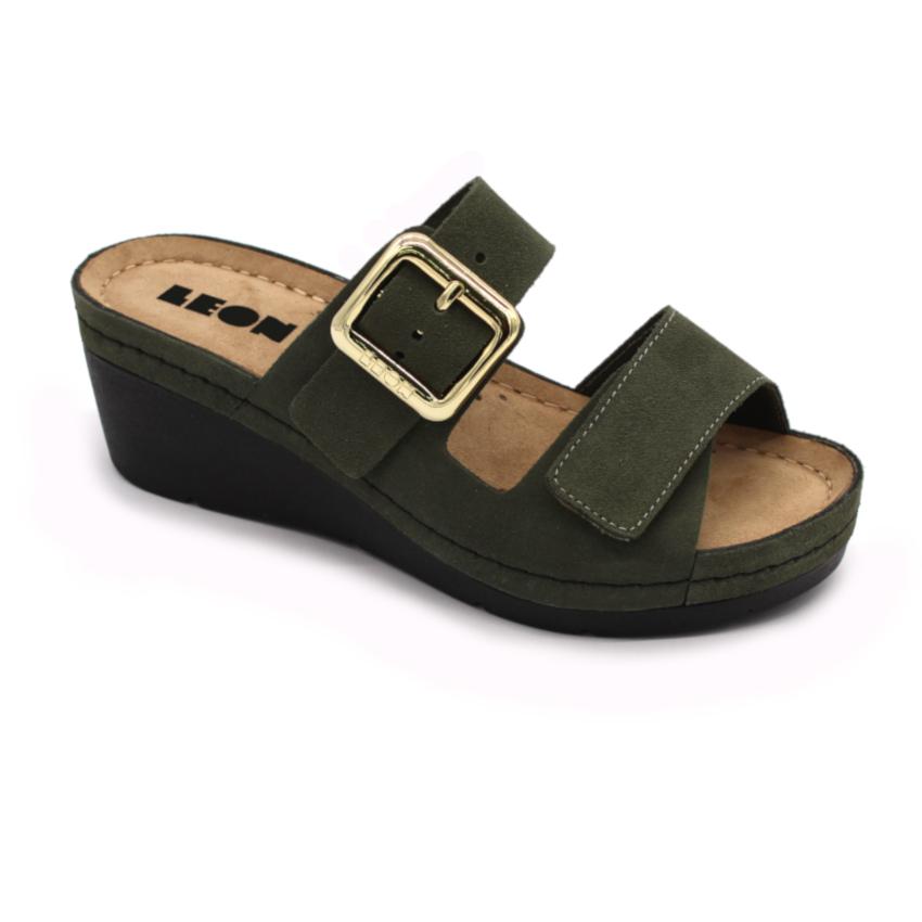 Leon 1110 Comfort női bőr papucs