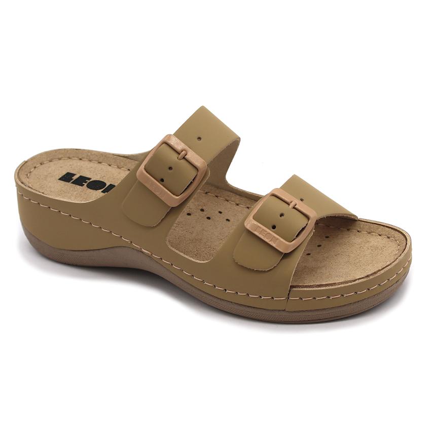 Leon 908 Comfort női bőr papucs