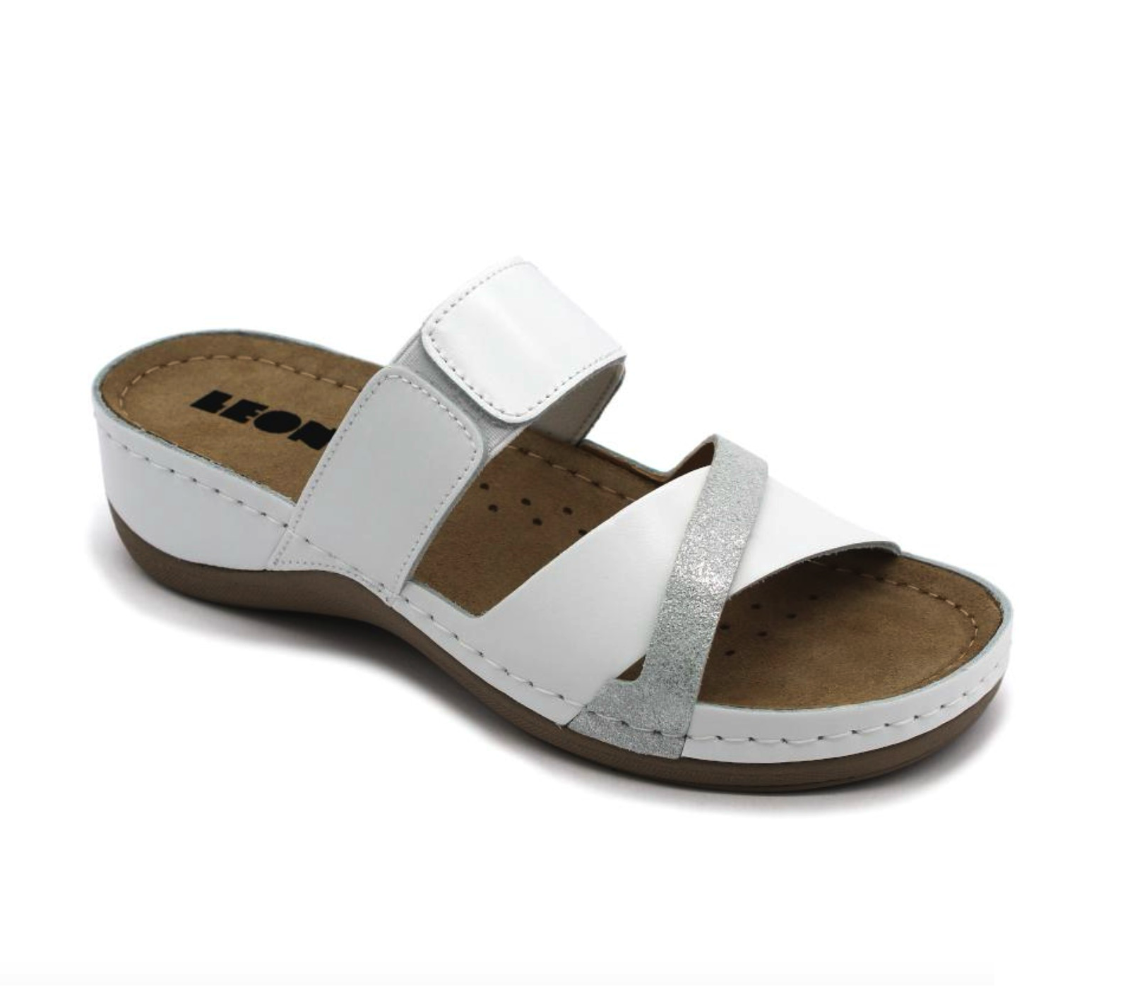 Leon 909 Comfort női bőr papucs