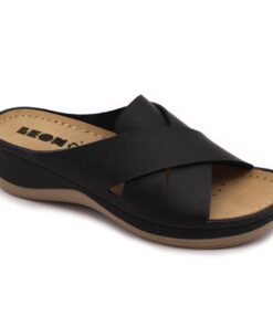 Leon 932 Comfort női bőr papucs