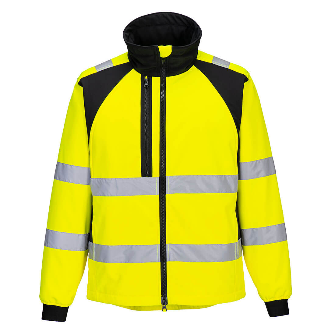 Portwest CD875 WX2 Eco láthatósági Softshell kabát